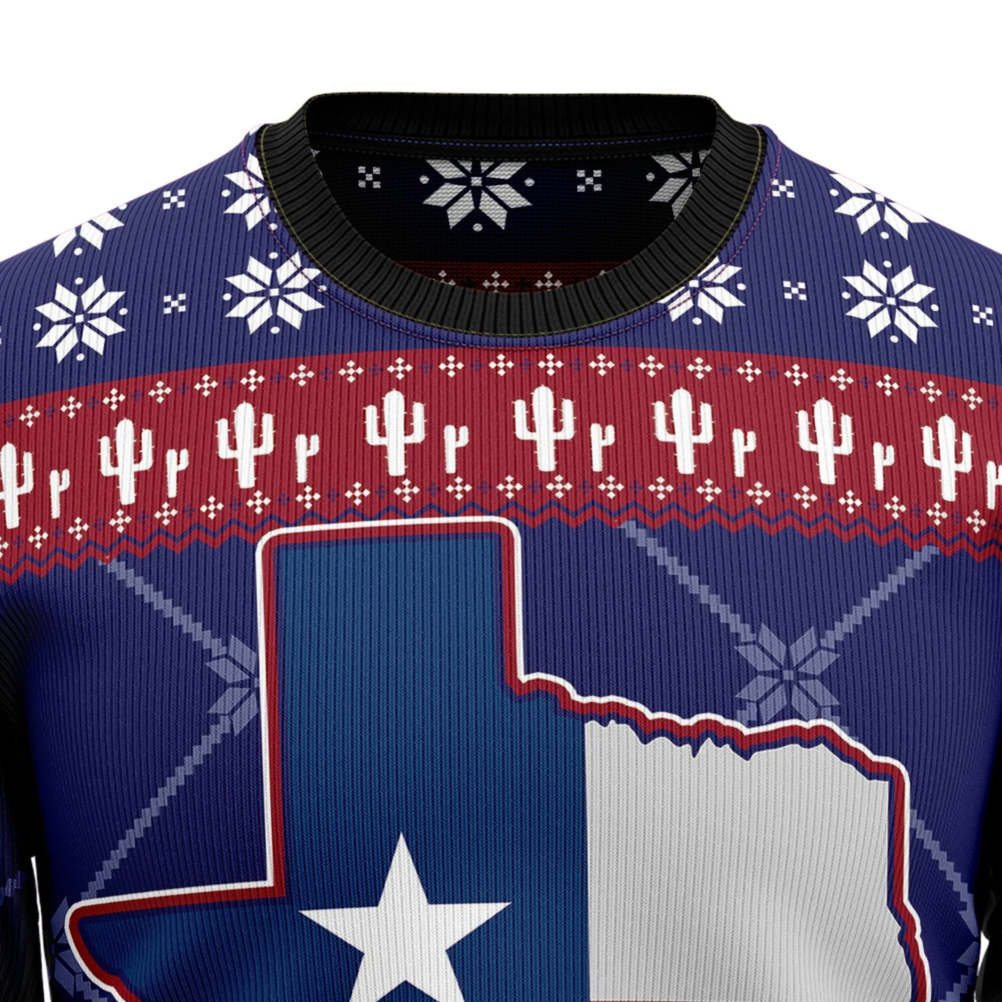 Ugly Sweater JulesRoche All-Over-Print Wool Blend Pullover