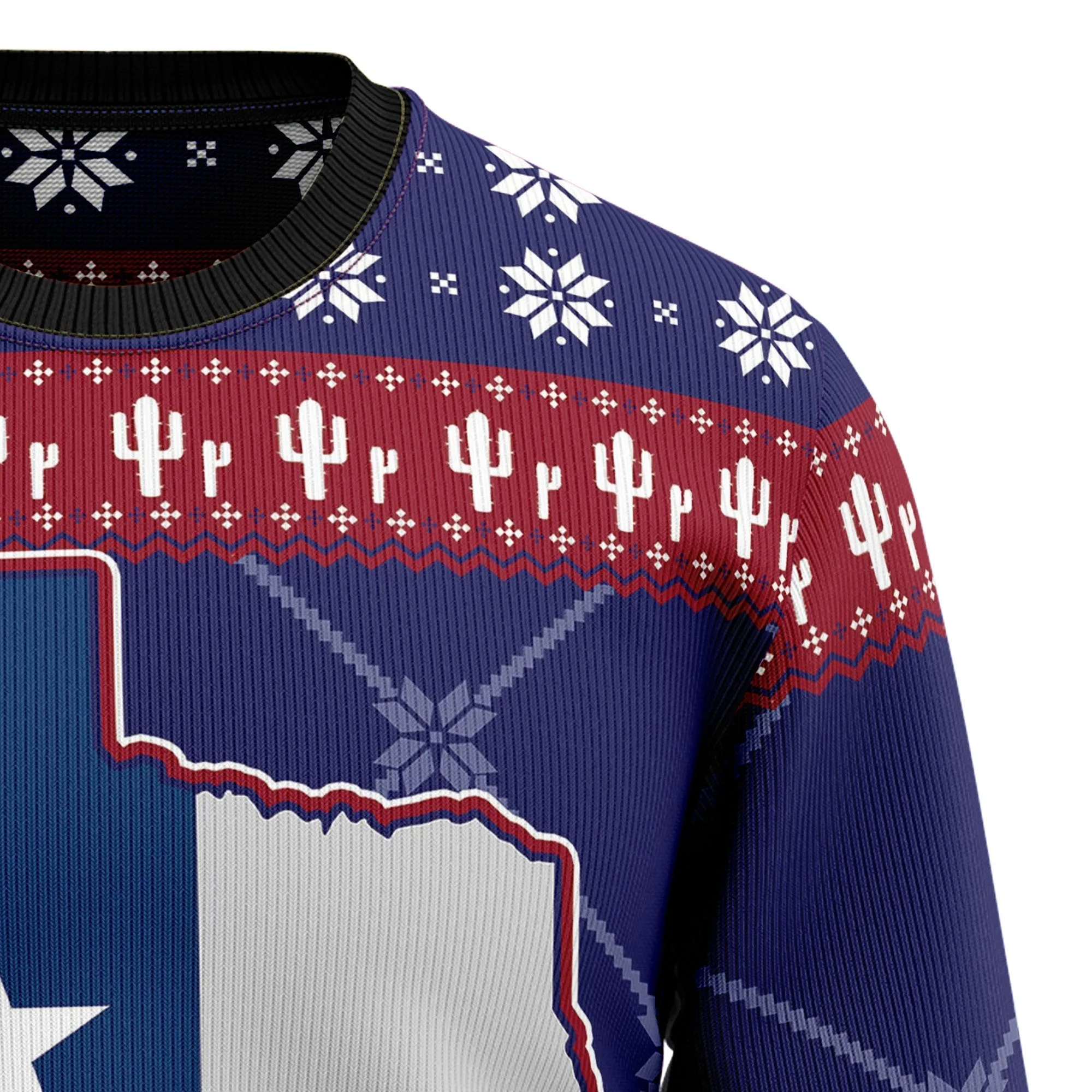 Ugly Sweater JulesRoche All-Over-Print Wool Blend Pullover