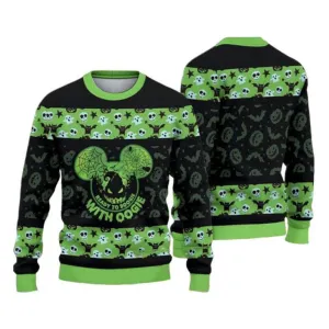 Ugly Sweater JulesRoche Knitted All-Over-Print Pullover