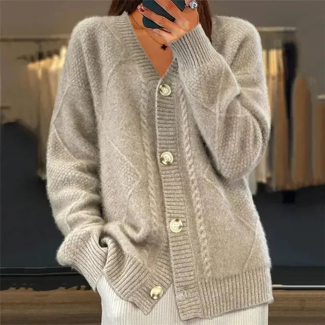 Unita Vest | Vrouwen V-hals Dik Vest