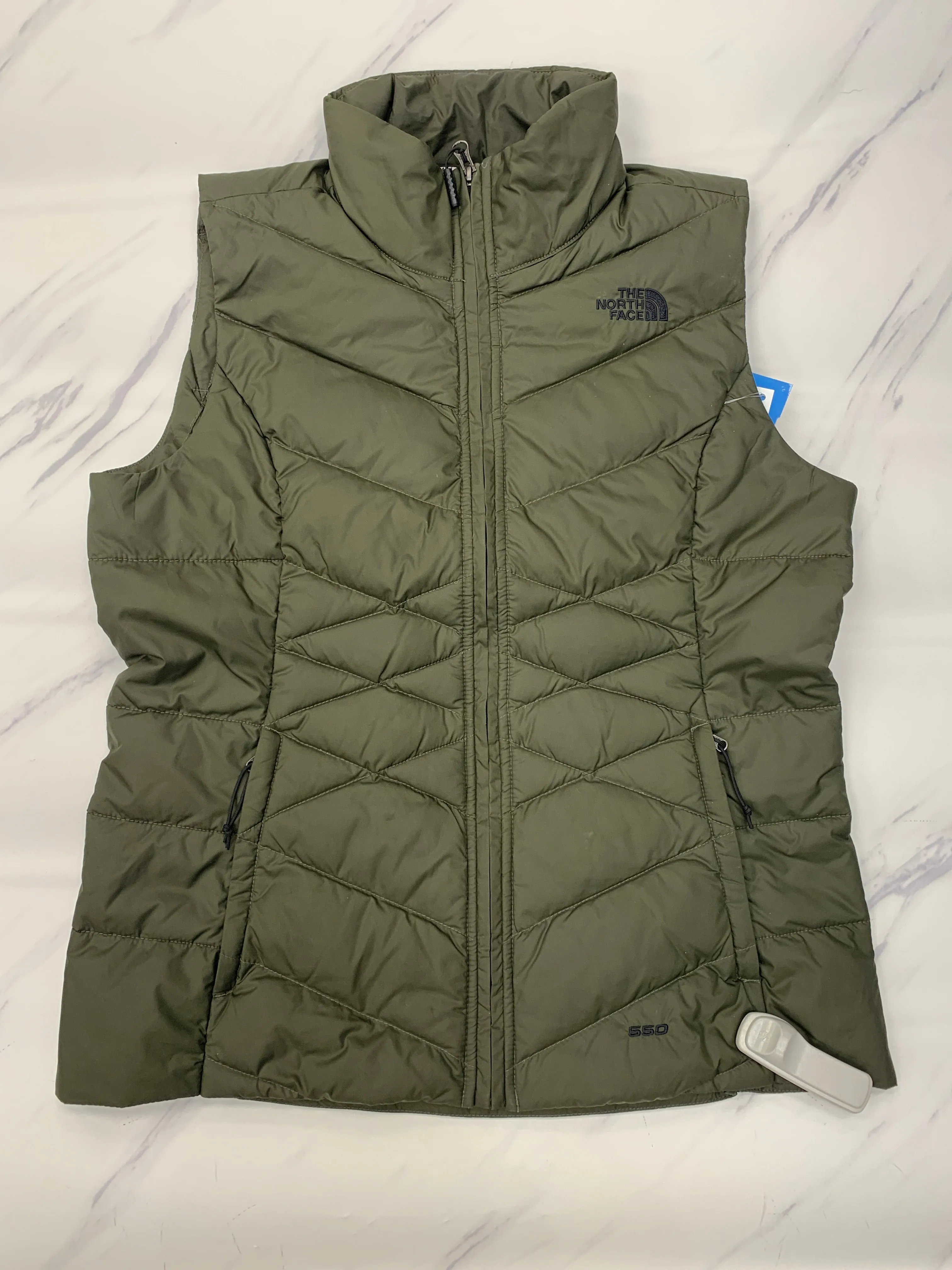 Vest Puffer & Quilted By The North Face In Green, Size: M