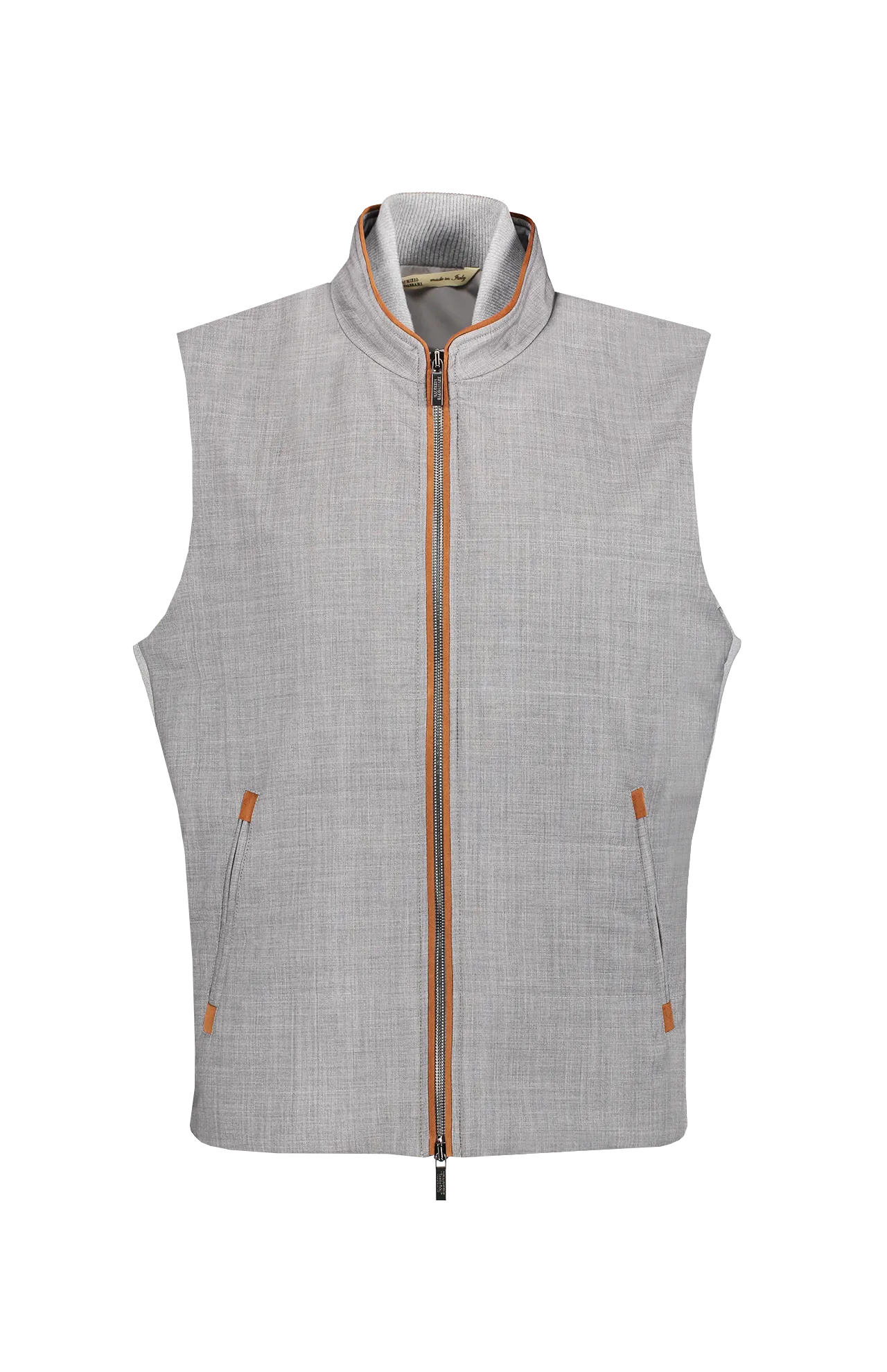 Vest With Knitted Sides