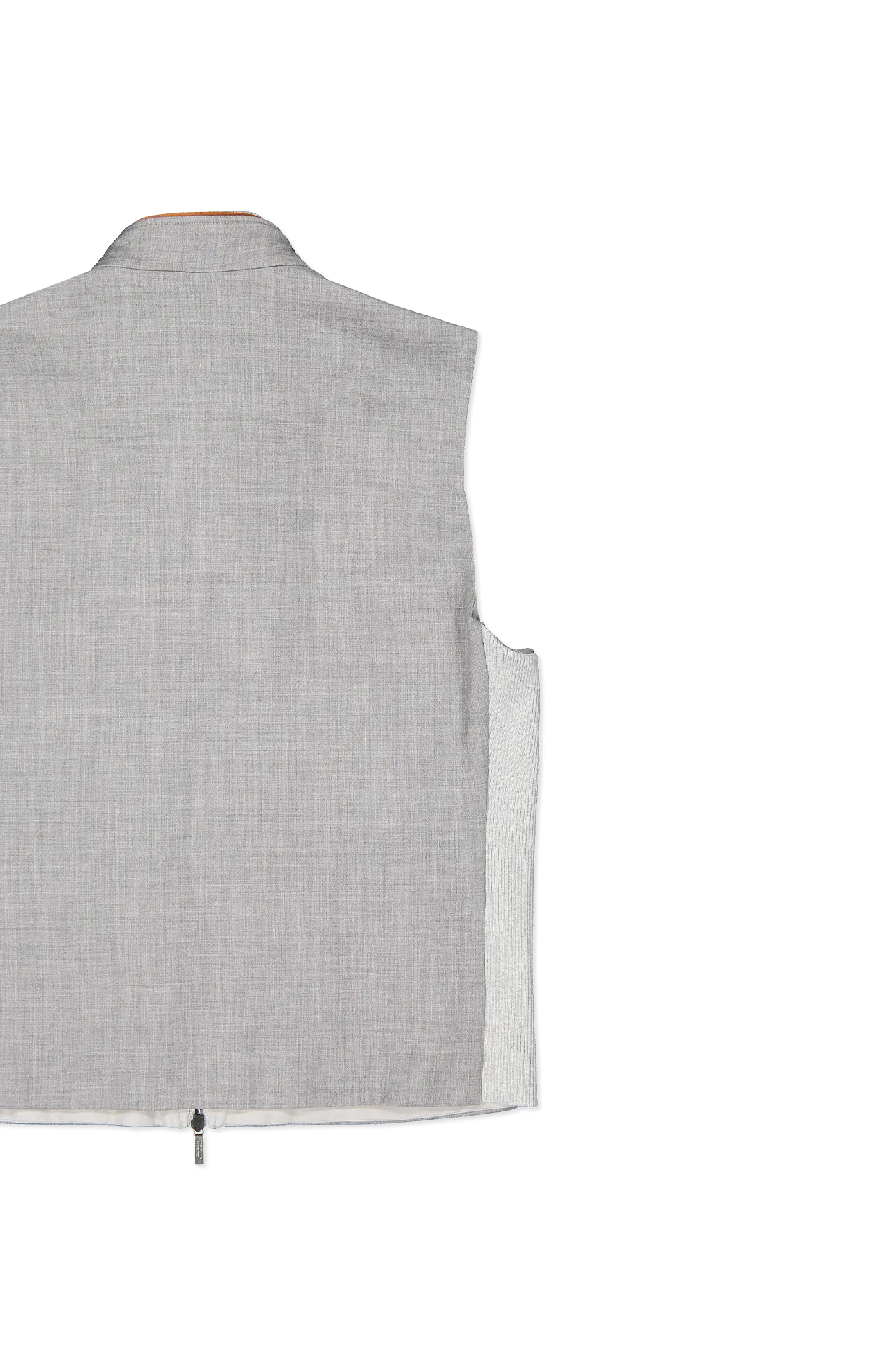 Vest With Knitted Sides