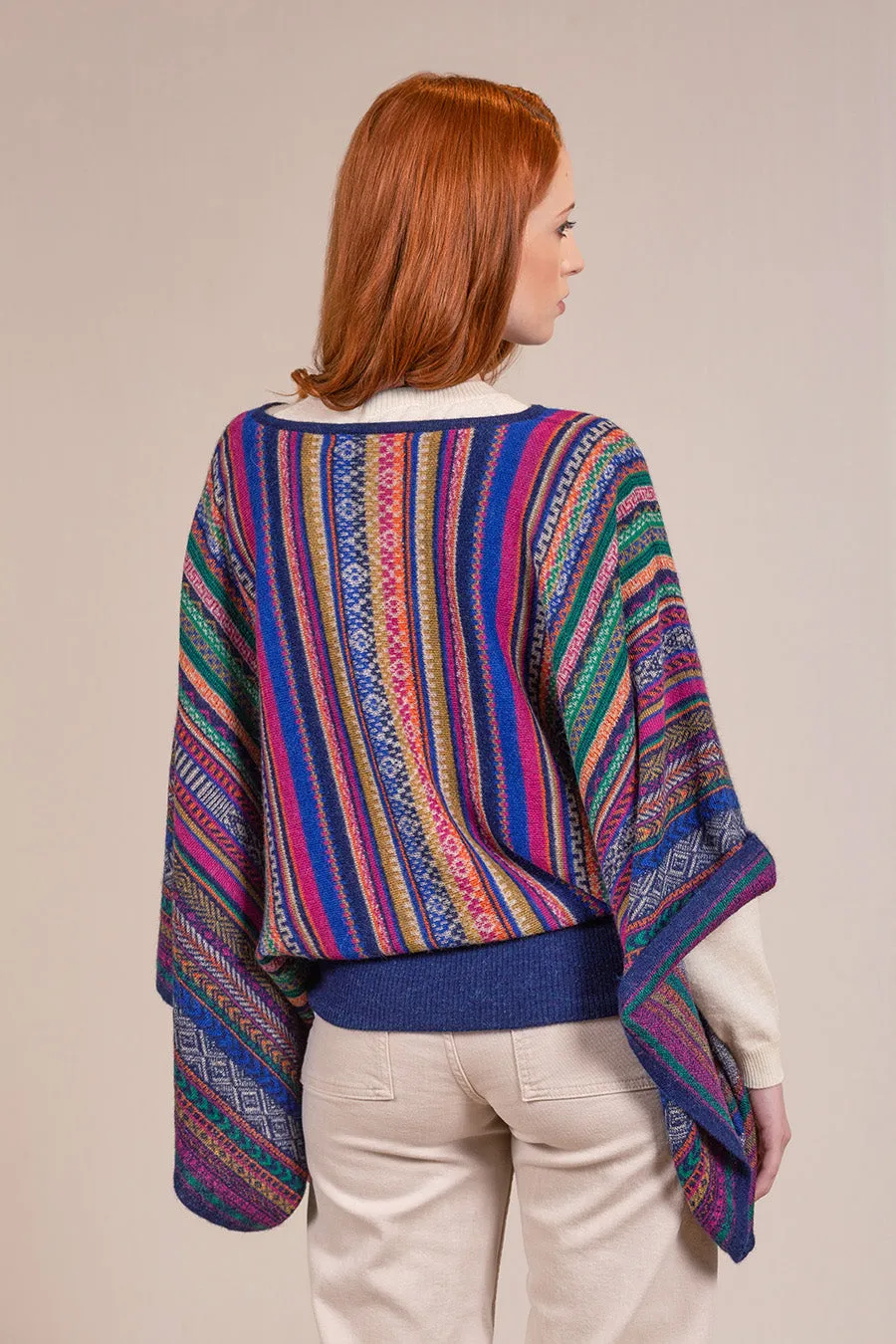 Vilca Poncho Baby Alpaca Color Multi