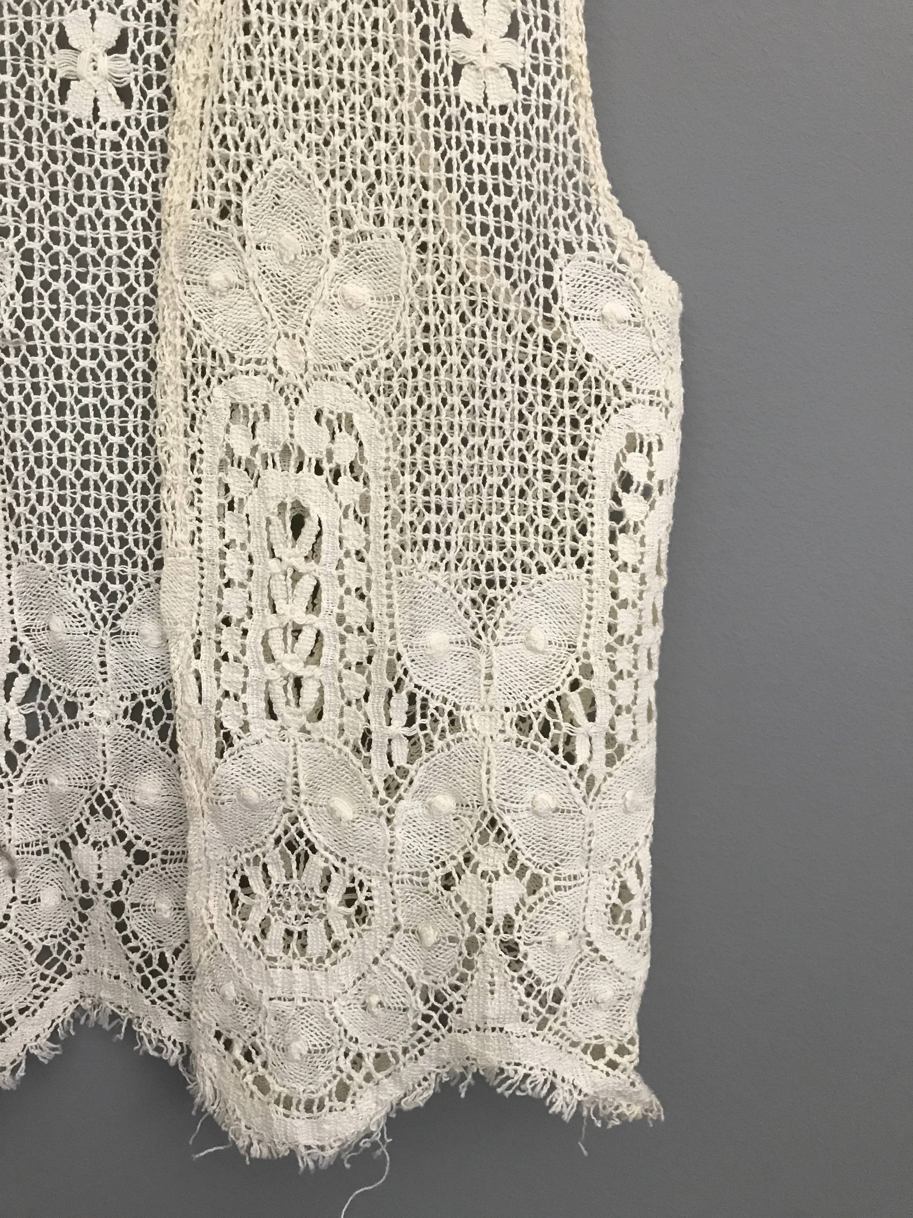 Vintage Crochet Hand Stitched Girl's Vest