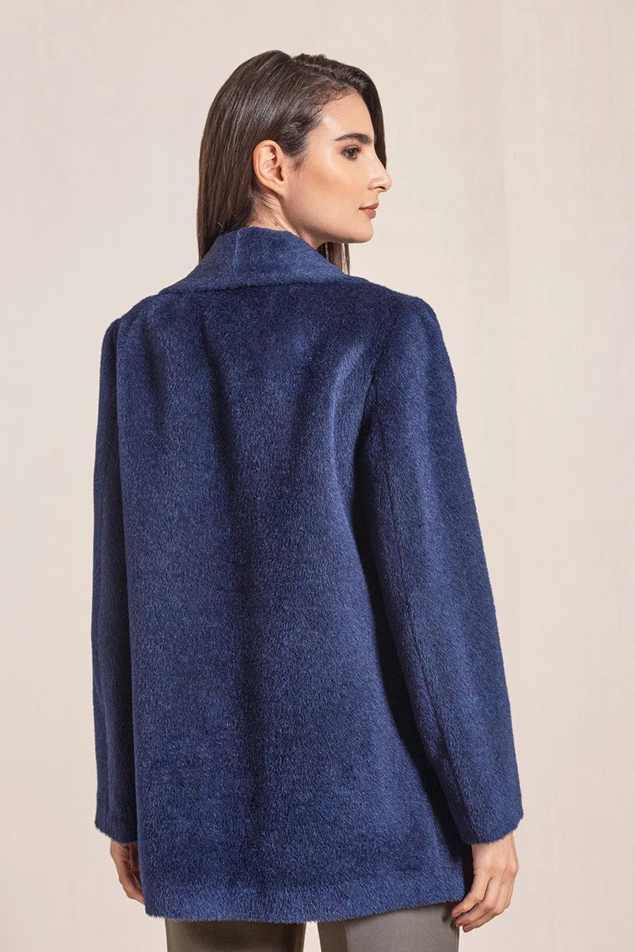 Voila Coat Alpaca Suri Color Astral