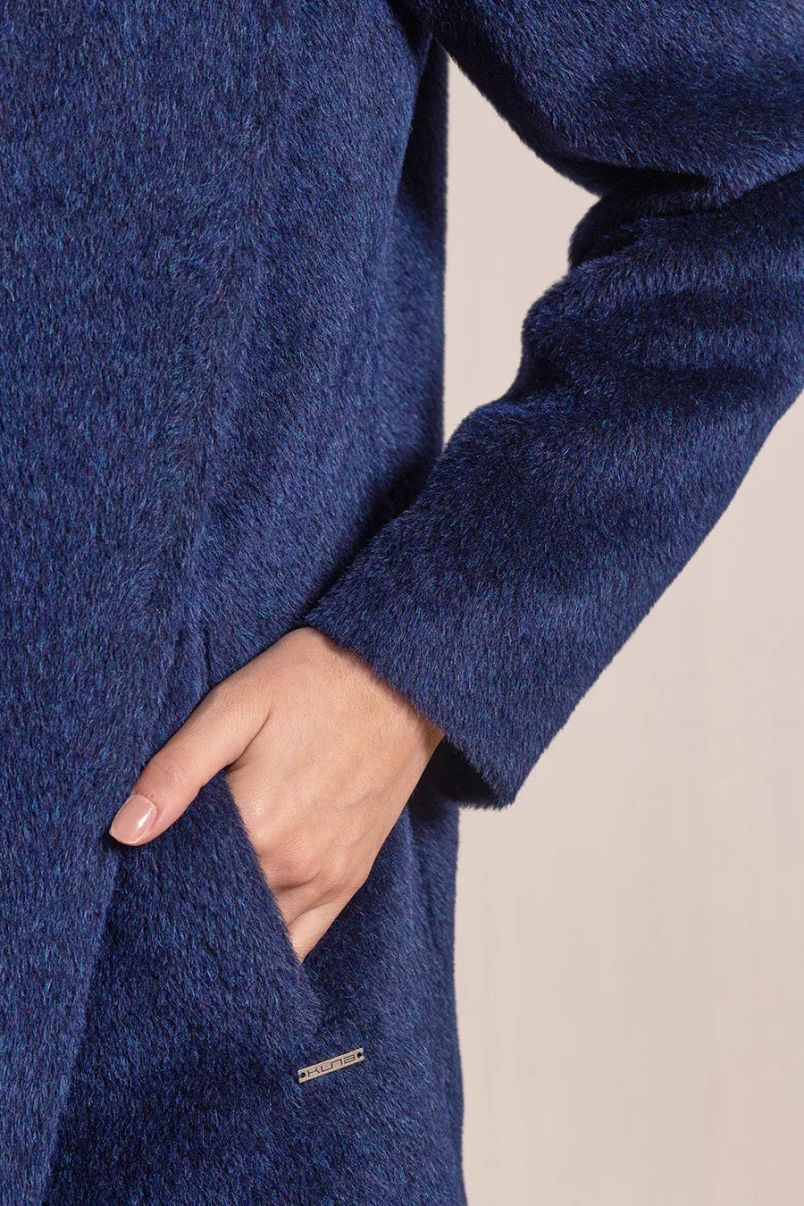 Voila Coat Alpaca Suri Color Astral