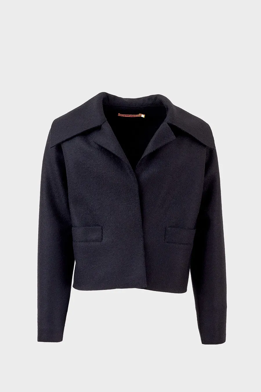 Way Coat Alpaca Color Black