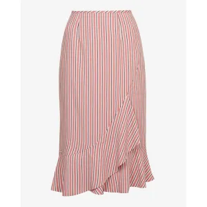 Women Wms-Coryn-Wc9W-Cbn Layered Striped Skirt - Pink