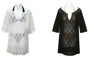 women's fashion pullover lace cover-ups - sizes s-xl Case of 24