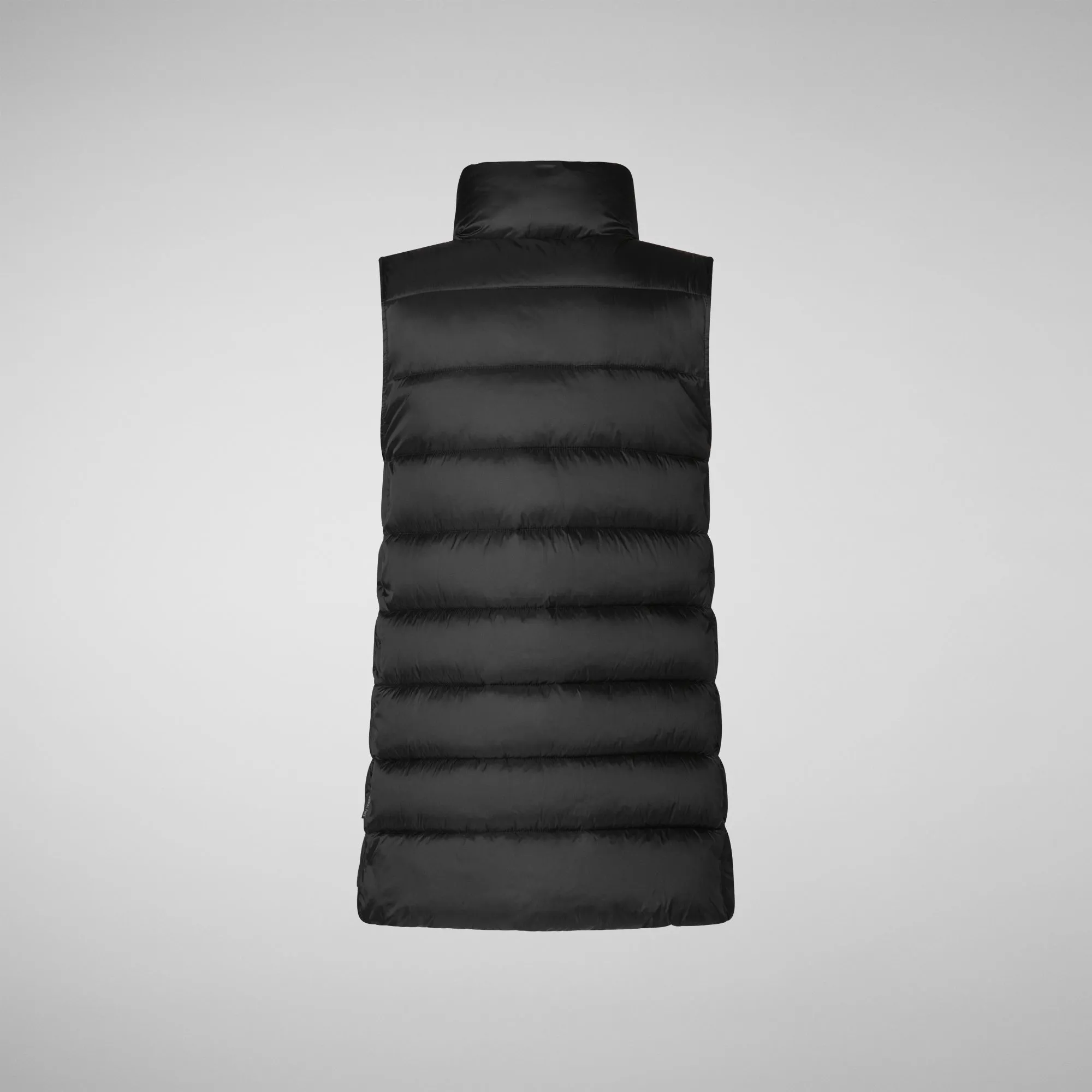 Women's quilted vest Coral in Black